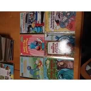 Sesame Street Little Golden Books Hardcover Lot Golden Books Illustrated Set